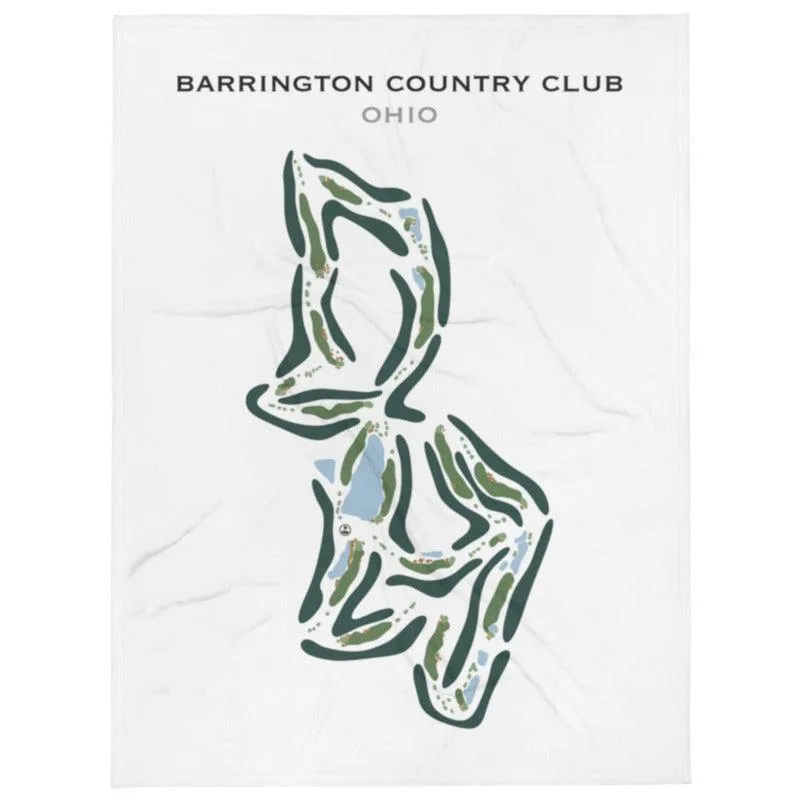 Barrington Country Club, Ohio - Printed Golf Course