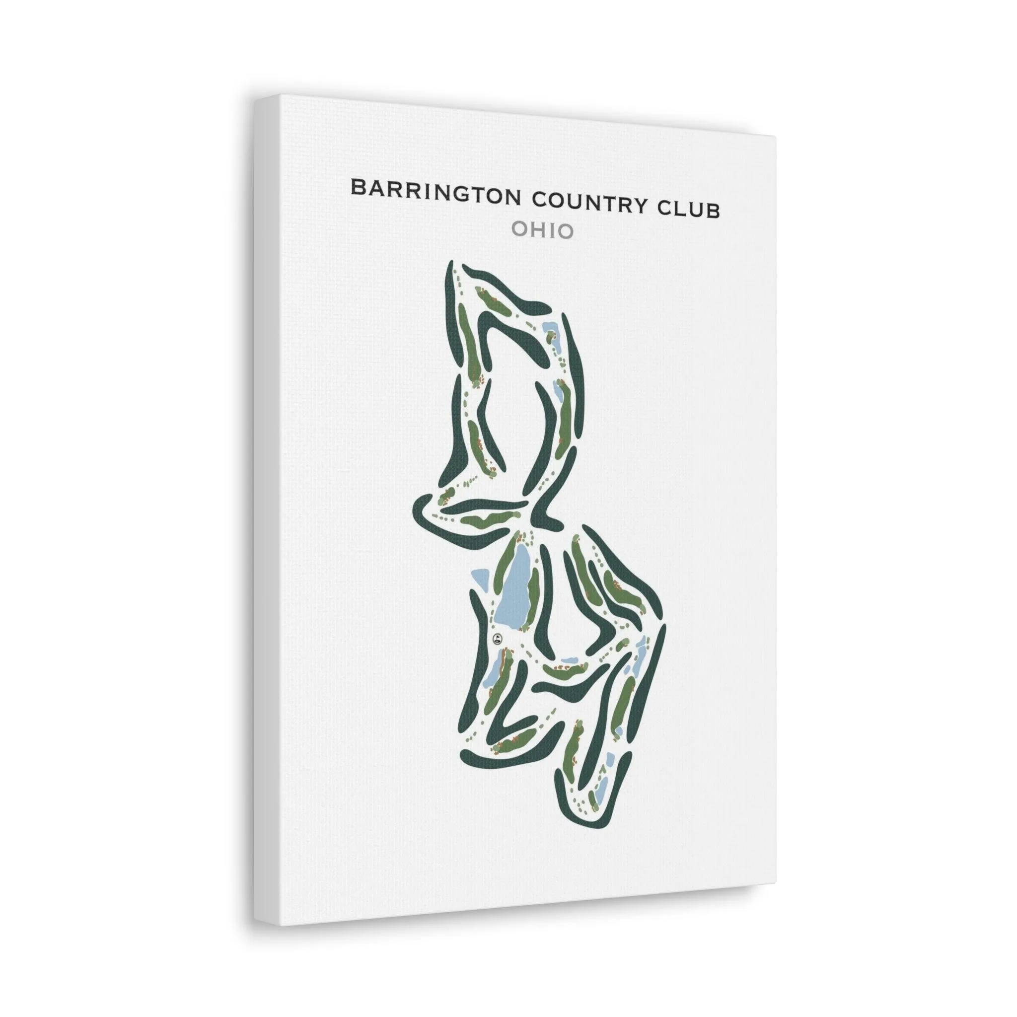 Barrington Country Club, Ohio - Printed Golf Course