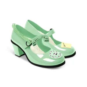 Chocolaticas® Mid Heels Call Me In Mint Women's Mary Jane Pump