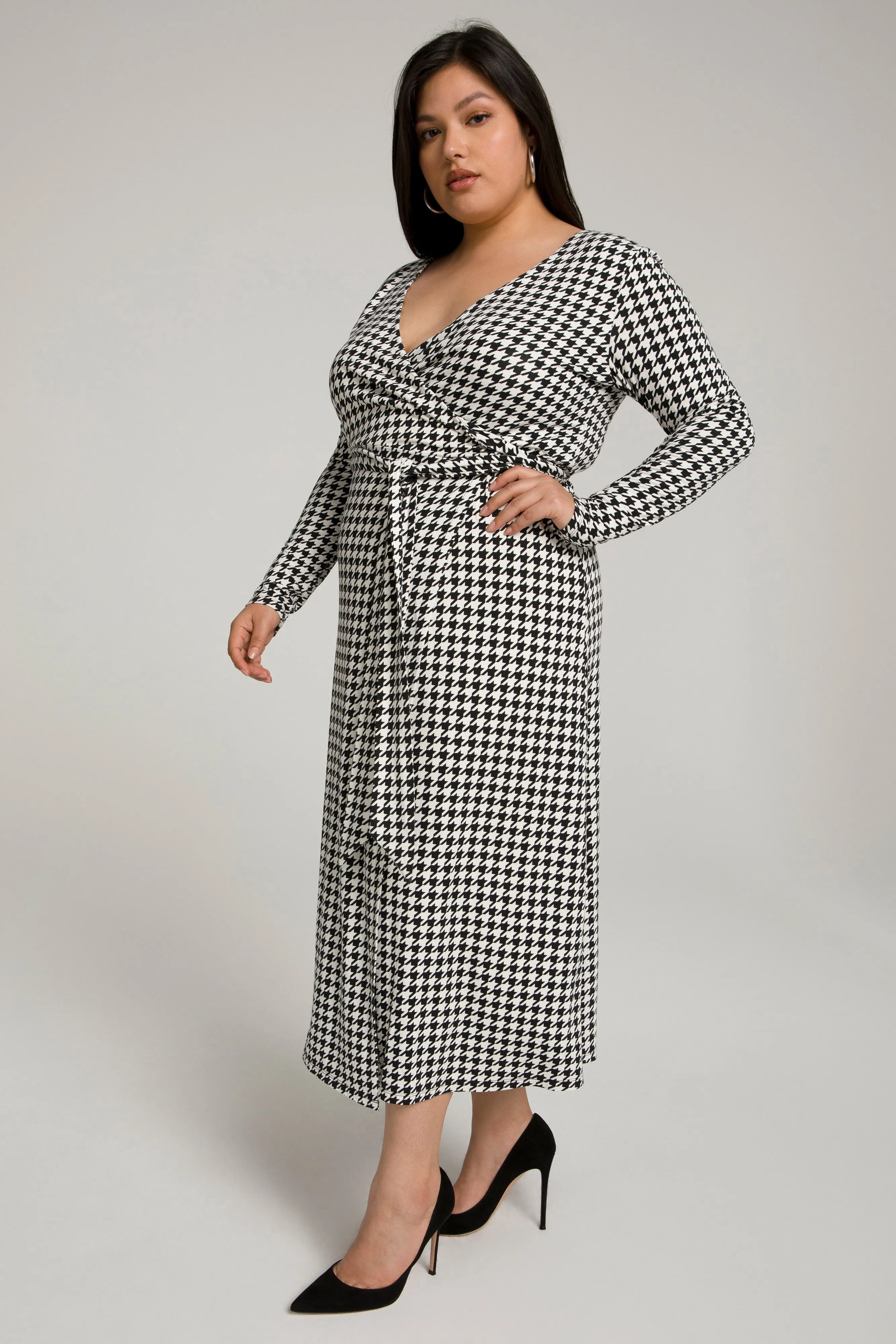 DAYNIGHT DRESS | HOUNDSTOOTH001