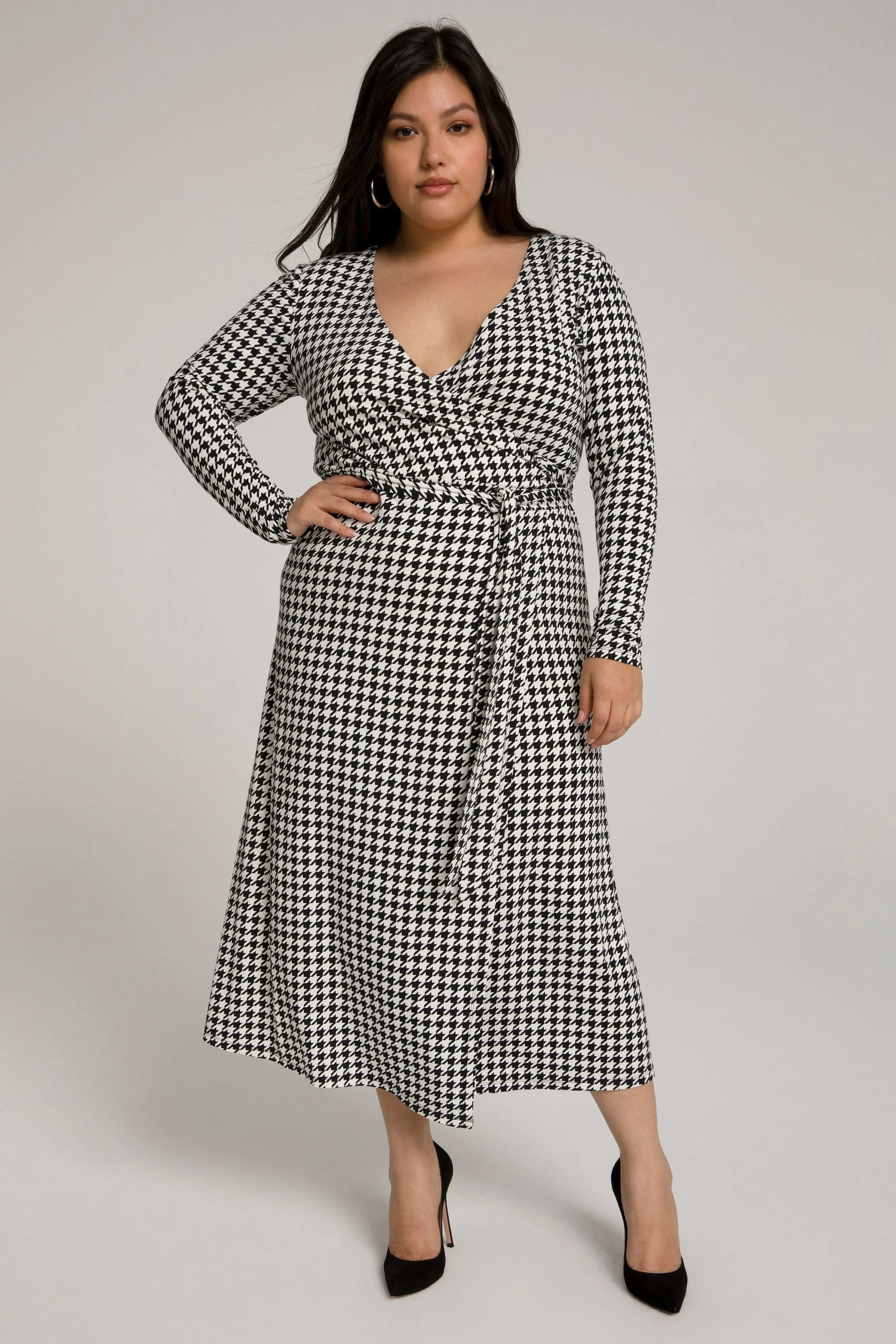 DAYNIGHT DRESS | HOUNDSTOOTH001