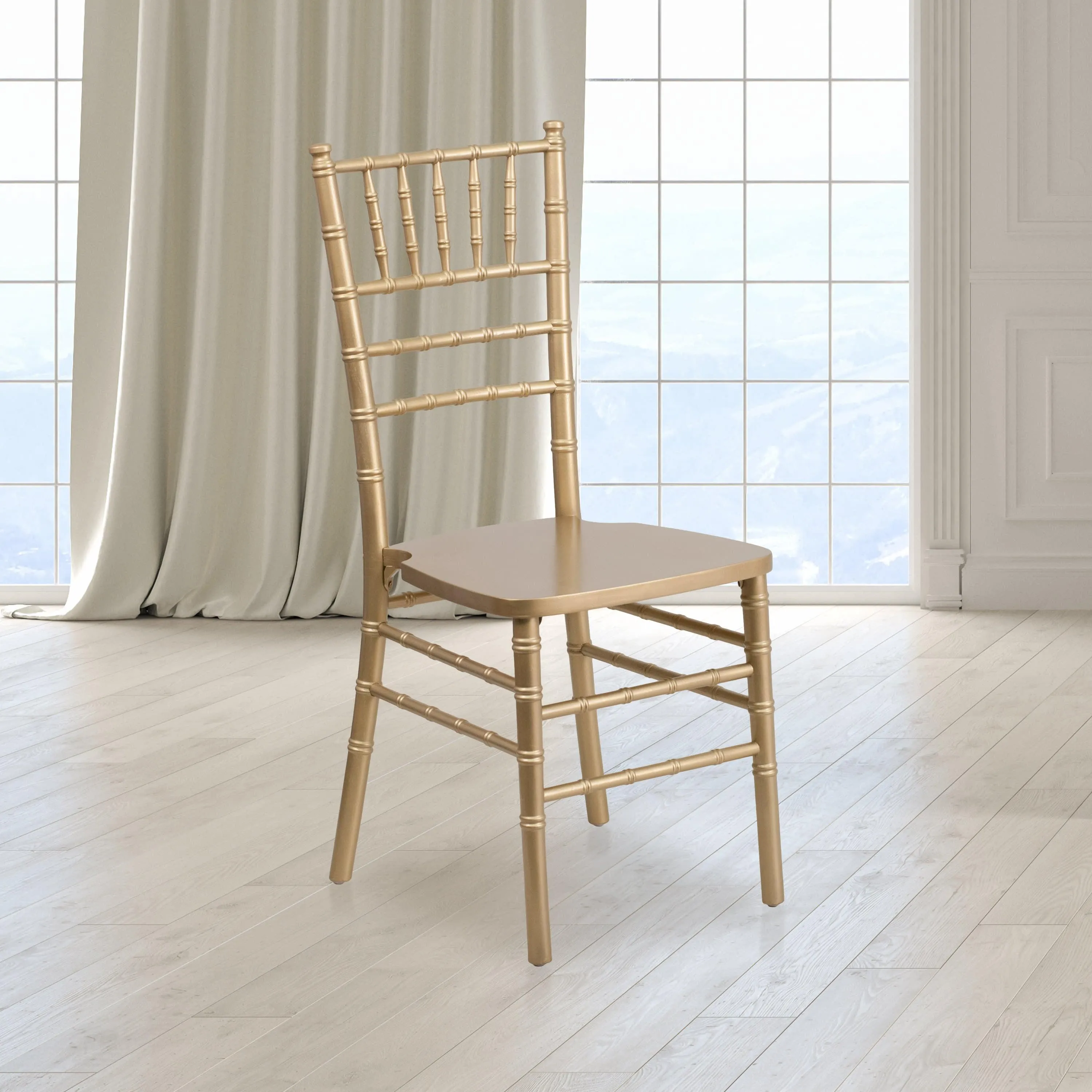 HERCULES Series Wood Chiavari Chair with Free Cushion