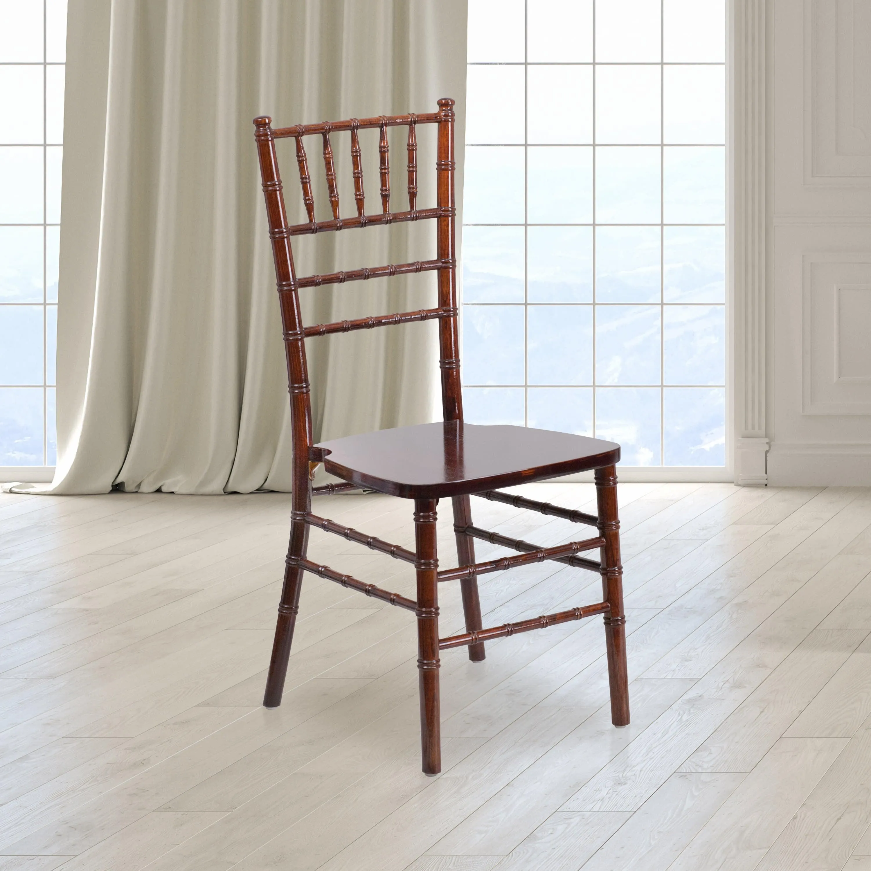 HERCULES Series Wood Chiavari Chair with Free Cushion