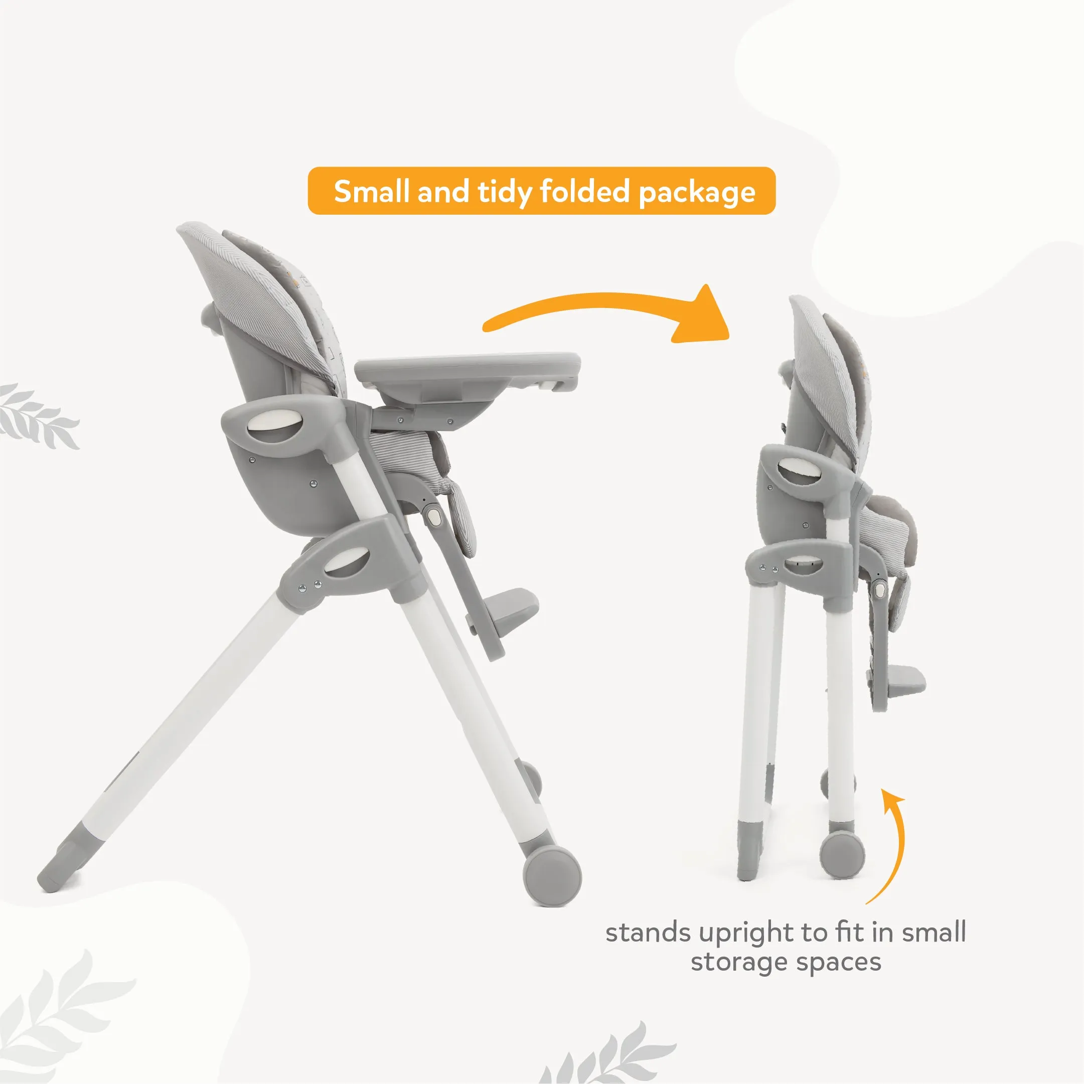 Joie High Chair Mimzy Recline Portrait Birth  to 15 Kgs