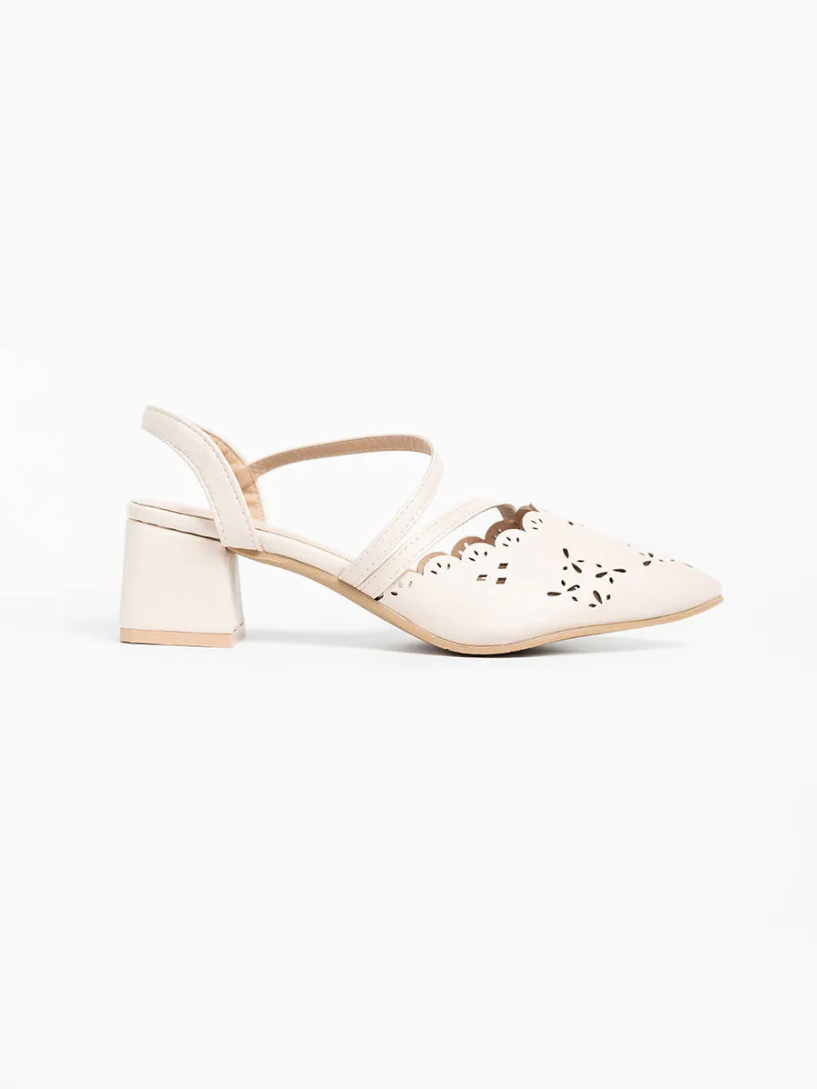 Kirana Eyelet Pump Heels