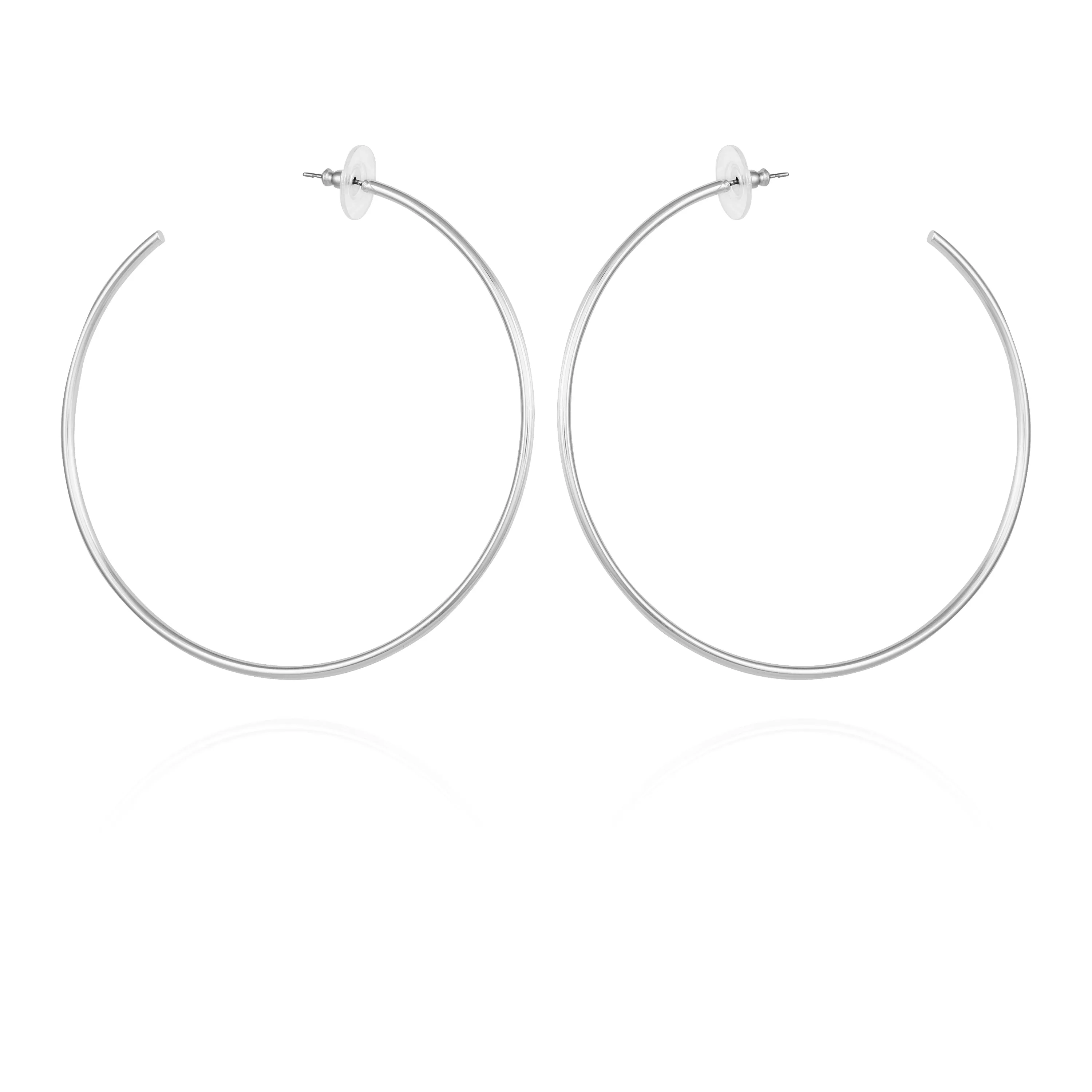 Large Open Hoop Earrings