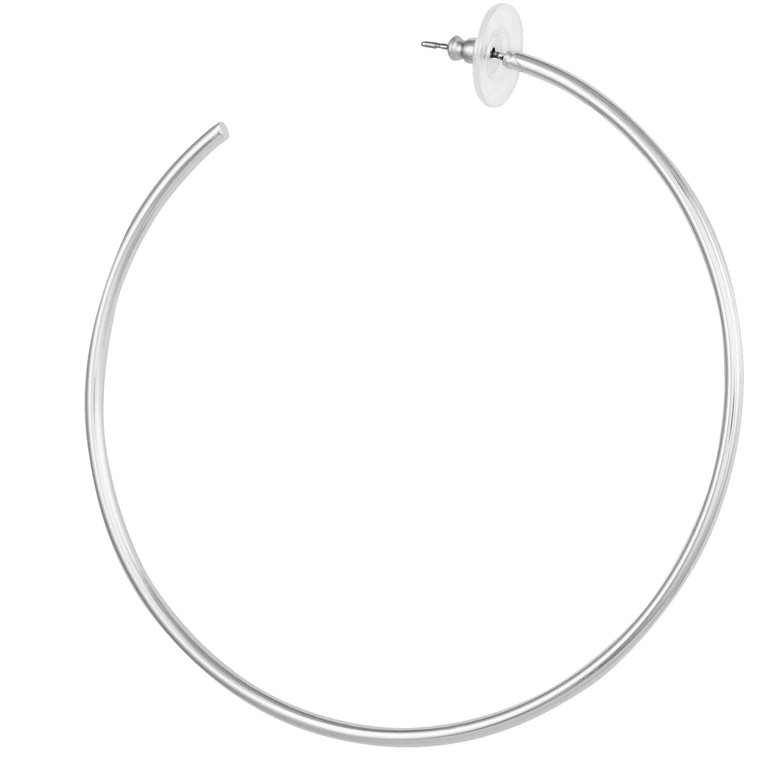 Large Open Hoop Earrings