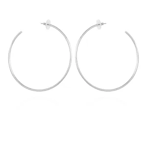 Large Open Hoop Earrings