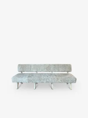 Metropole 8' Bench with Shearling by MONC XIII