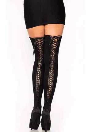 Phoebe Lace Up | THIGH HIGHS