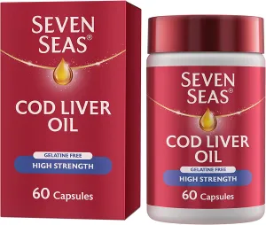 Seven Seas High Strength Cod Liver Oil 60 Capsules (N)